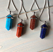 Load image into Gallery viewer, Crystal Healing Point Pendants