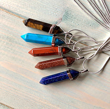 Load image into Gallery viewer, Crystal Healing Point Pendants