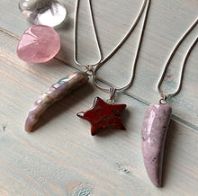 Load image into Gallery viewer, Ocean Jasper Star Pendant