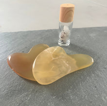 Load image into Gallery viewer, Honey Calcite Gua Sha
