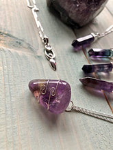 Load image into Gallery viewer, Ametrine Wire Wrap Silver Pendant
