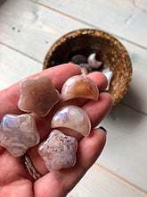 Load image into Gallery viewer, Mini Aura Flower Agate Moon &amp; Star Set
