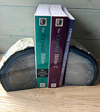 Load image into Gallery viewer, Pair of Agate Bookends - Blue
