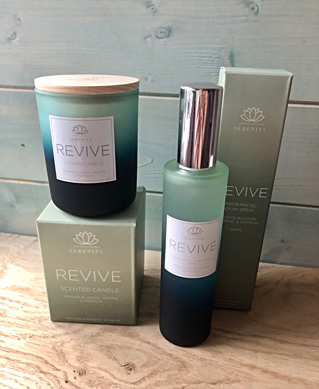 Serenity Candle Revive - Orange Blossom, Jasmine & Saffron