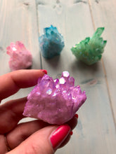 Load image into Gallery viewer, Lavender Aura Quartz Cluster
