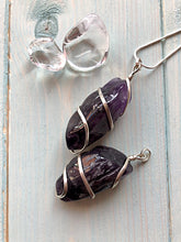 Load image into Gallery viewer, Wire Wrapped Chunky Amethyst Pendant
