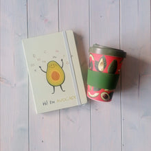 Load image into Gallery viewer, Bamboo Travel Mug &amp; A5 Notepad Gift Set
