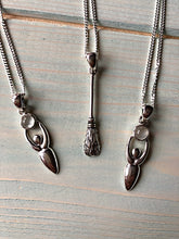 Load image into Gallery viewer, Goddess Moonstone Pendant in Sterling Silver
