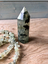 Load image into Gallery viewer, Prehnite Polished Point 6cm
