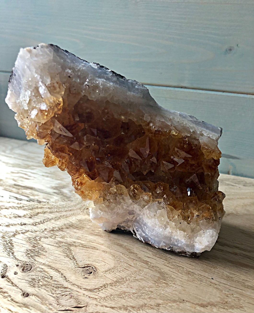 Golden Citrine Druze (527g)