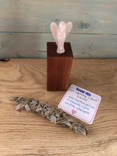 Load image into Gallery viewer, Rose Quartz Open Wing Angel
