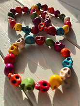 Load image into Gallery viewer, Howlite Skull Bracelets
