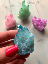 Load image into Gallery viewer, Blue Angel Aura Quartz Cluster
