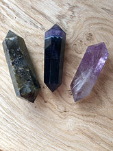 Load image into Gallery viewer, Rainbow Fluorite Double Terminated Wand
