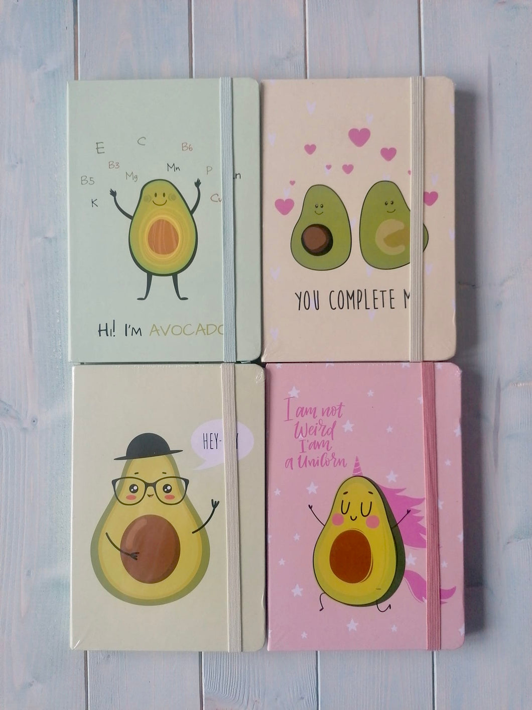 Avocado Design A5 Lined Notebook
