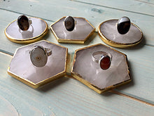 Load image into Gallery viewer, Agate 925 Handcrafted Silver Rings
