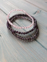 Load image into Gallery viewer, Delicate Rose Quartz Bead Bracelet
