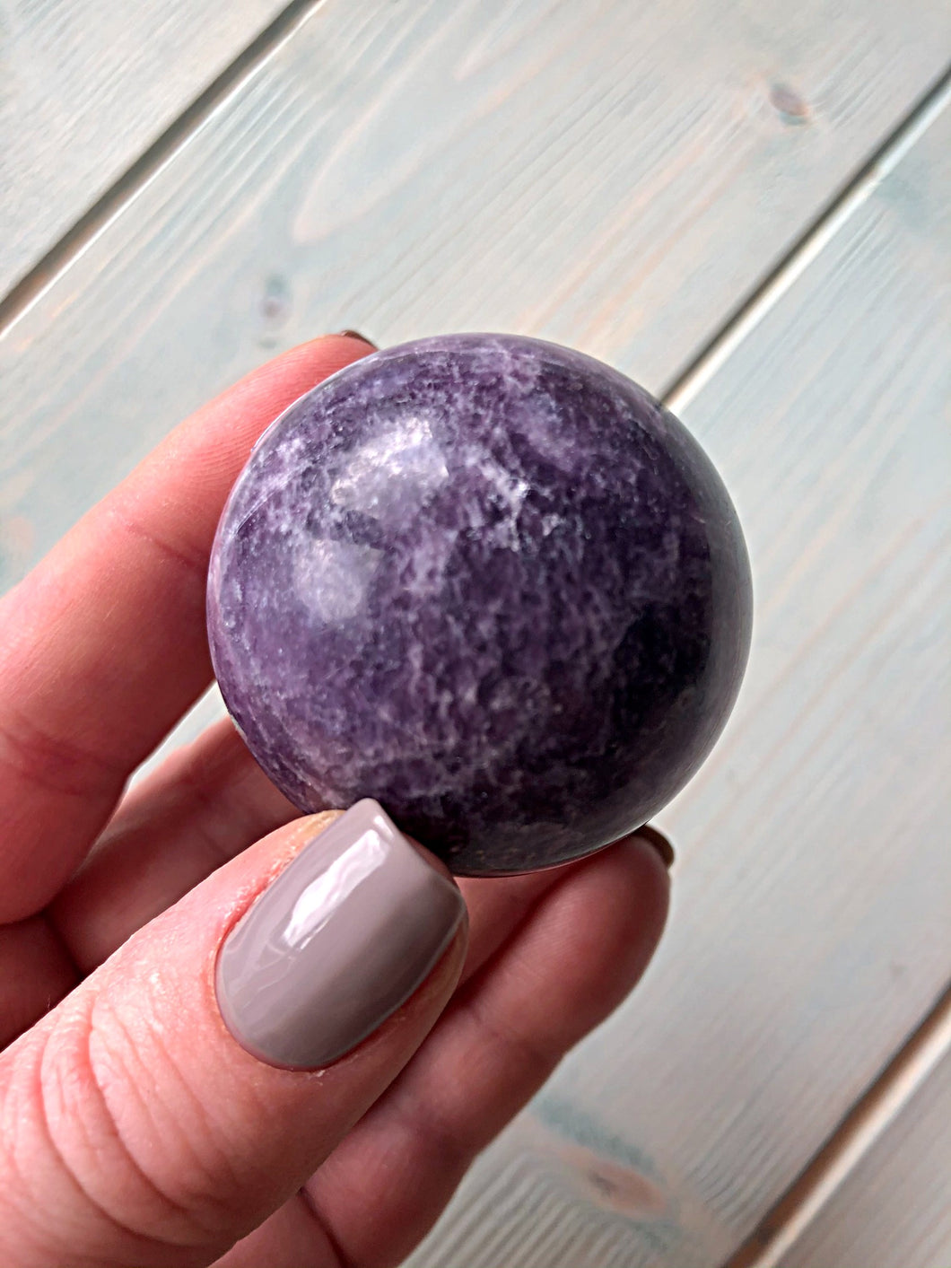 Lepidolite Sphere