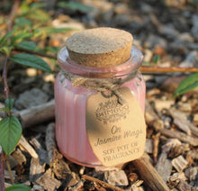 Load image into Gallery viewer, Small Soy Candle Jar - On Jasmine Wings, Violet or Winter Berry
