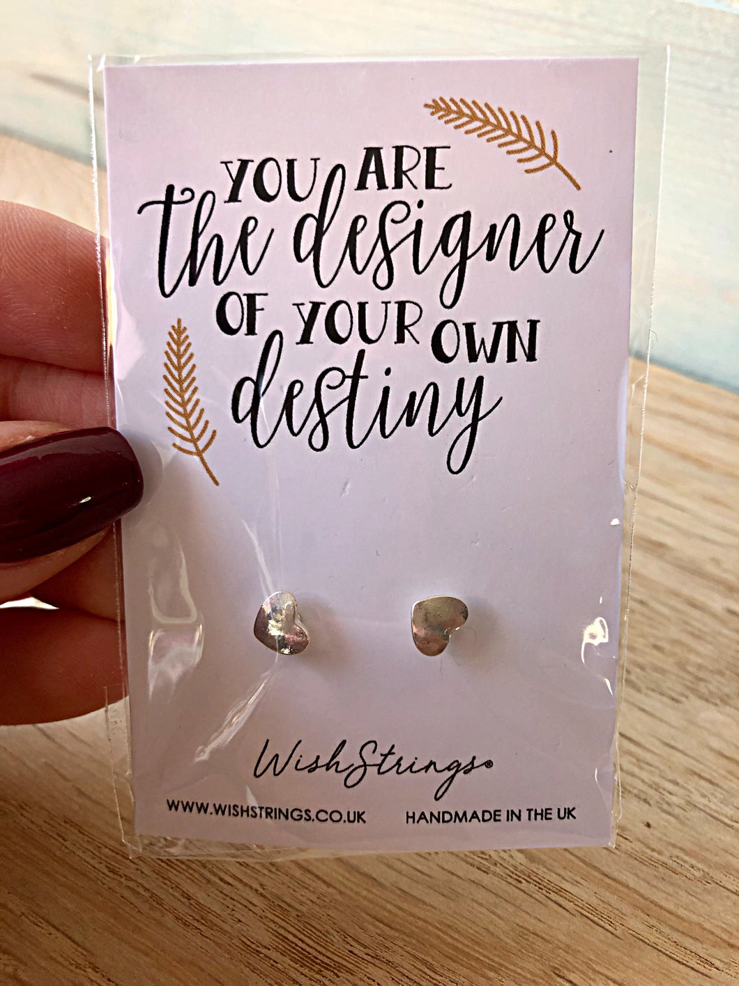 You are the designer of your own destiny - Earrings