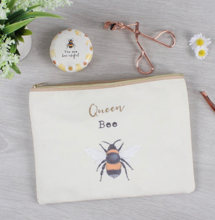 Queen Bee Make Up Pouch