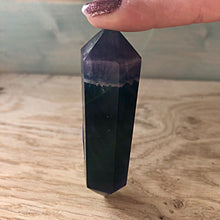 Load image into Gallery viewer, Rainbow Fluorite Double Terminated Wand
