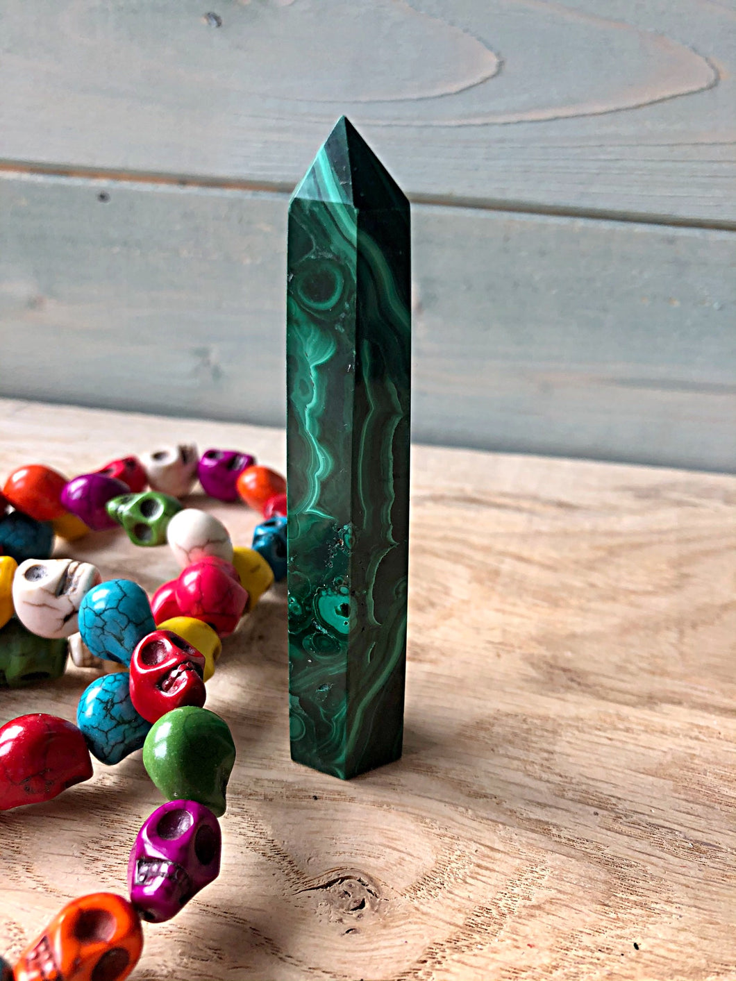 Malachite Polished Point