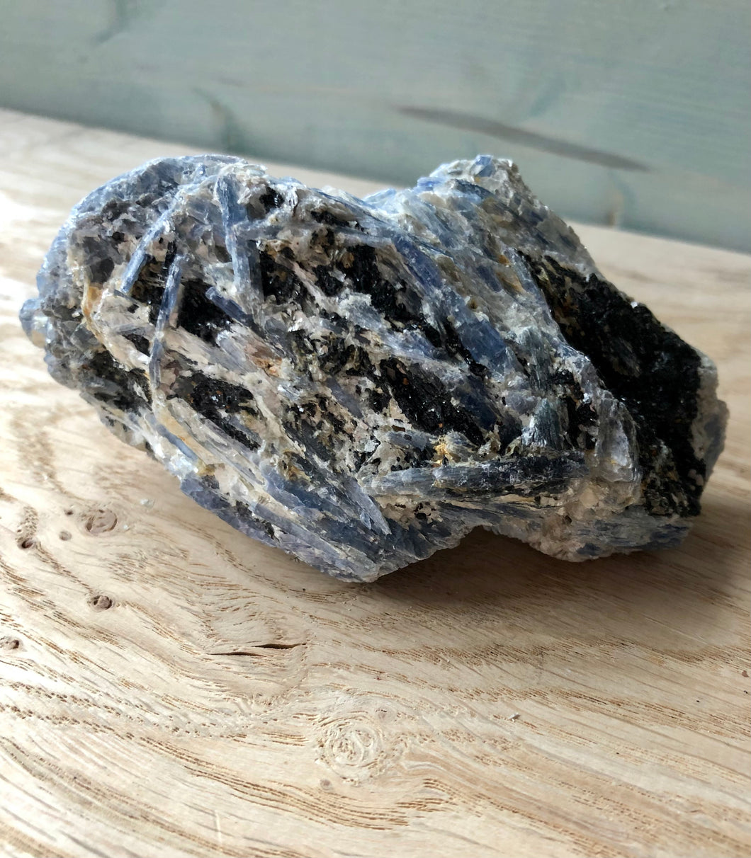 Raw Blue Kyanite with Mica