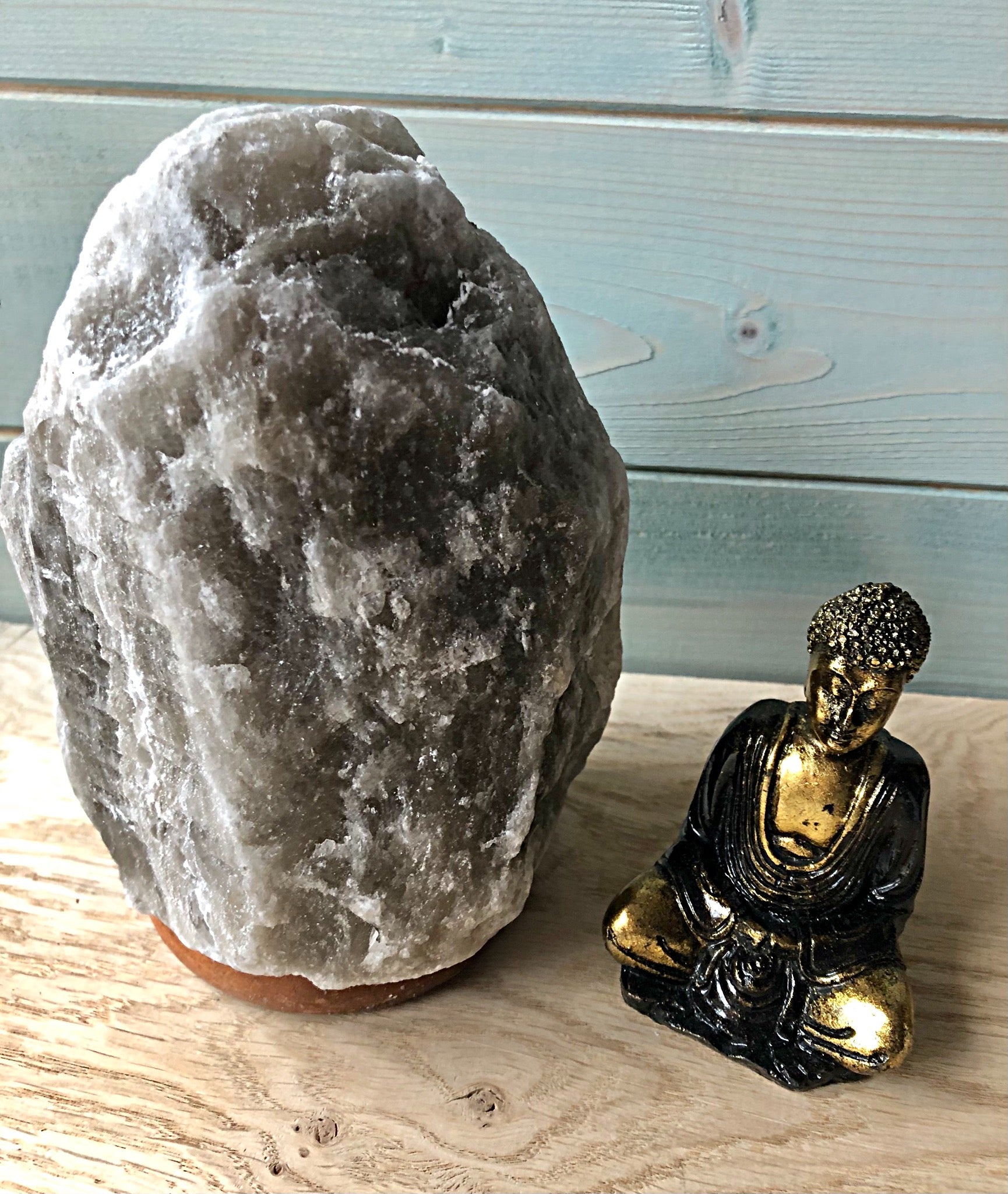Grey Rough Natural Himalayan Salt Lamp