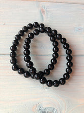 Load image into Gallery viewer, Chunky Black Onyx Bead Bracelet
