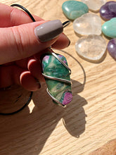Load image into Gallery viewer, Ruby in Fuchsite Wire Wrapped Pendant
